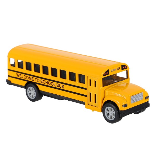 Toyvian School Bus Toy Mini Car School Bus Model Toy