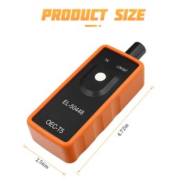 AICEL TPMS Relearn Tool for Car Tire Sensor, EL-50448 Tire Pressure Monitor Sensor Activation Reset Tool OEC-T5, System Programming Training for Most Series Vehicles