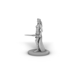 Elf Female Princess Rogue Tabletop DND Gaming Miniature