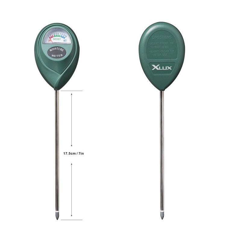 XLUX Soil Moisture Sensor Meter Water Monitor, Hygrometer for Gardening,