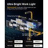 LED Work Light with Stand, 10000 Lumen 2 Head Portable