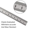 Stainless Steel Protractor, 0-180 Degree Goniometer Adjustable Arm Angle Gauges