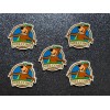 5pc. Yogi Bear and Boo, Planar Resin Flatback, Cabochon, Bow