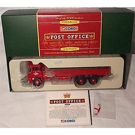 corgi premium collection guy warrior 6 wheel dropside post office lorry 1.50 scale limited edition diecast model