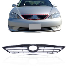 CarPartsDepot Grille Compatible with Toyota Camry Grill Replacement (2005-2006 Camry LE XLE)