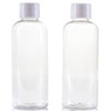 2X 100ml Holiday Travel Bottles - Clear Airport/Flight Security Approved