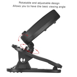 KOCAN tuner for wind instrument, ET 3000W Wind Instruments Tuner Supports Mic & Clip-on Tuning Modes for Saxophone Clarinet Trumpet Flute