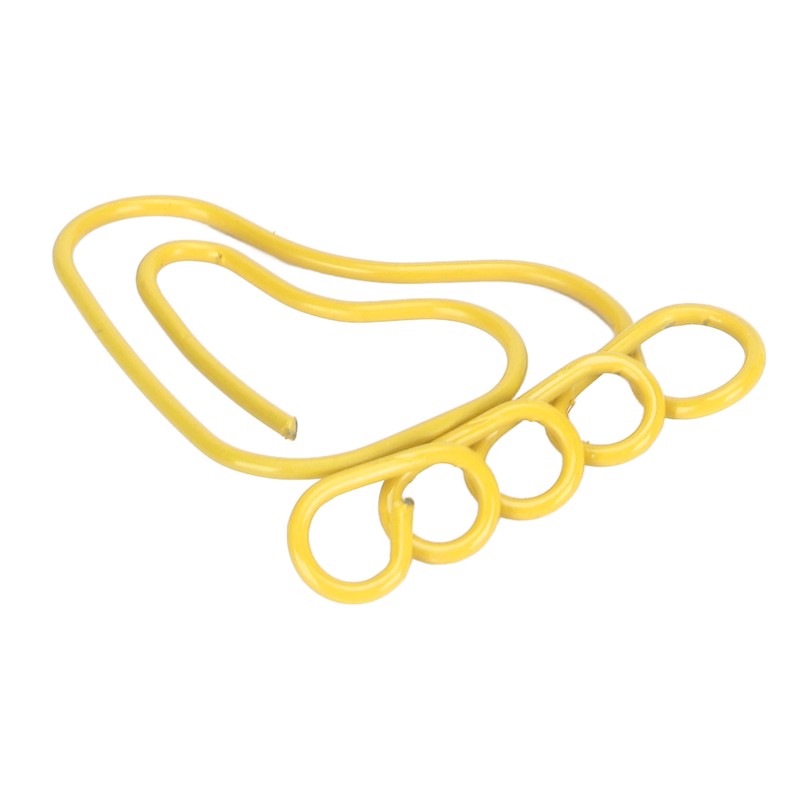 100pcs Paper Clip Foot Shape Cute Anti Slip Portable Paperclip