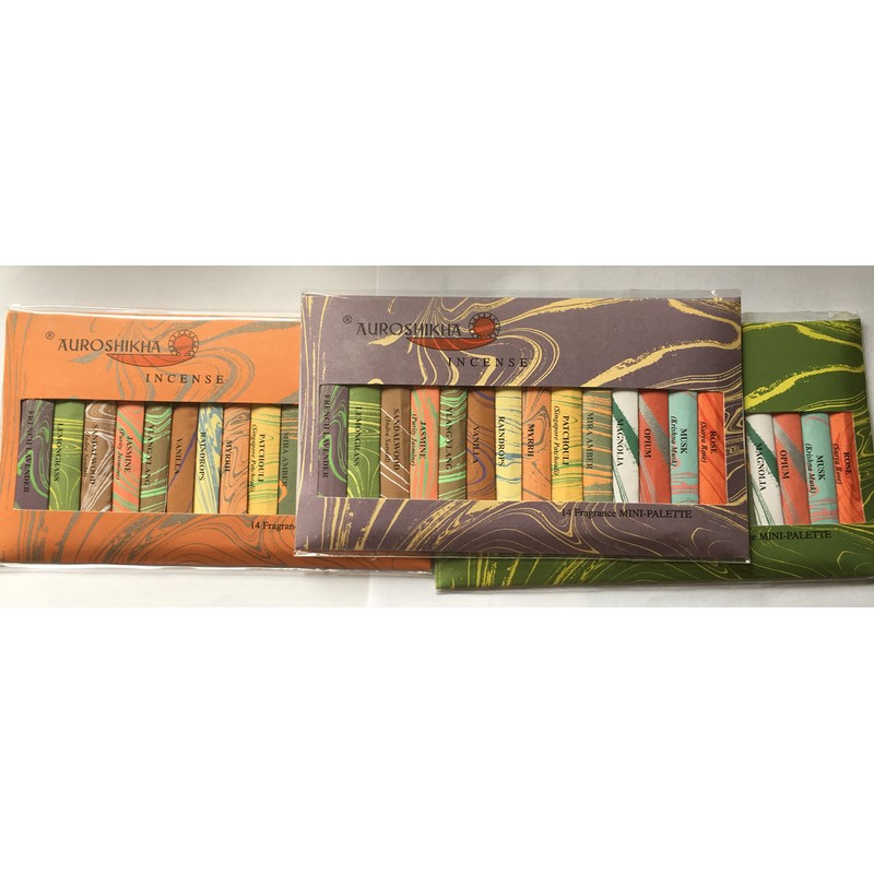 Auroshikha Mini-Incense Sticks 14 Fragrances