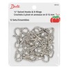 Dritz Swivel Hooks & D Rings 1/2in Nickel Bag &