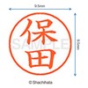 シャチハタ 印鑑 ハンコ ネーム9 XL-9 印面9.5ミリ 保田