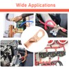 25pcs 2 AWG 3/8" Stud Copper Ring Terminals Battery Cable