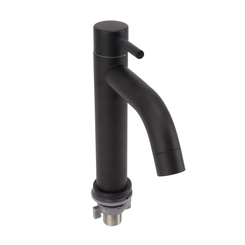 Bathroom Sink Faucet Stainless Steel Modern Single Handle Single Hole