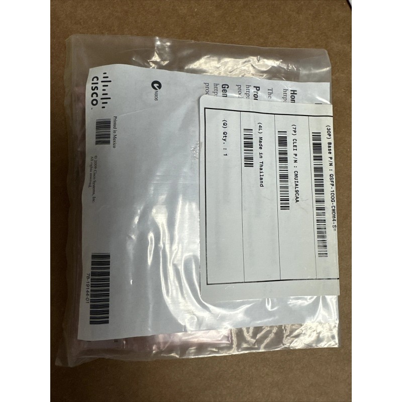 Cisco New sealed Cisco Genuine QSFP-100G-CWDM