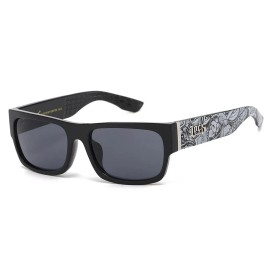 Locs Graffiti Print Men's Sunglasses - LOC91187-GRFTS