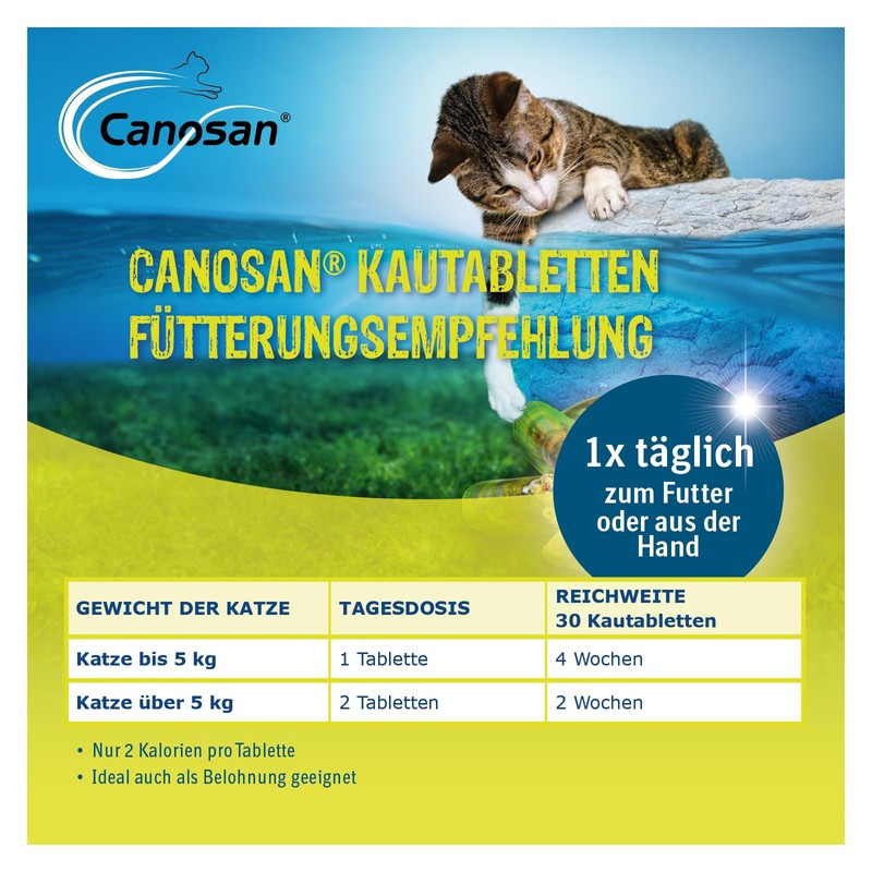 CANOSAN Chewable Tablets 3 x Pack of 30 Green-Lipped Mussel