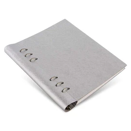 Filofax A5 Saffiano Clipbook - Silver