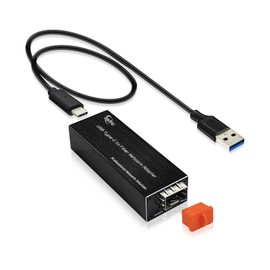 USB 3.0 Type-C to Fiber Network Adapter, USB-C to 100/1000Base-X Open SFP Ethernet Card, Compatible with Windows Server/Windows/Linux, Compact Design for High-Speed Networking