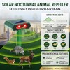 2025 Solar Nocturnal Animal Repeller Deer Repellent Outdoor with Red