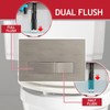 SPARES2GO Luxury Concealed Toilet Cistern Flush Plate Kit for Skylo