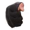 Milwaukee Leather Men's Leather/Mesh Finger less Gloves with Gel Palm