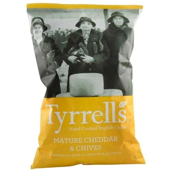 Tyrrells Cheddar & Chives 150g