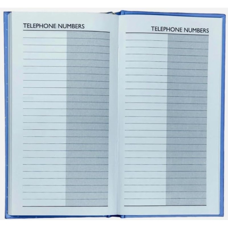 2026 Diary Slim Week to View Fashion Floral Photographic in