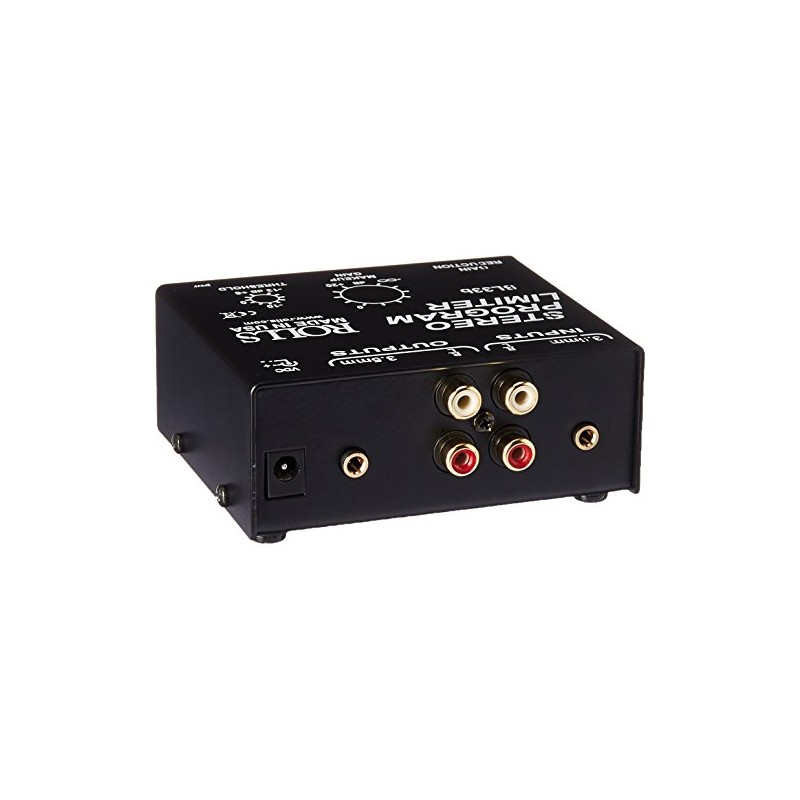 rolls Stereo Program Limiter, Black (SL33B)