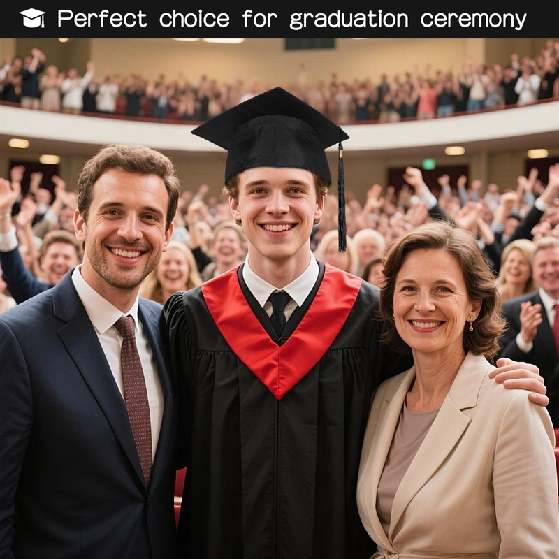 IHLOOTD Bachelor Hat Graduation Cap Adjustable Bachelor Graduation Hat for