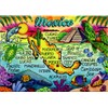 Mexico Map Caribbean Fridge Collector's Souvenir Magnet 2.5 inches X