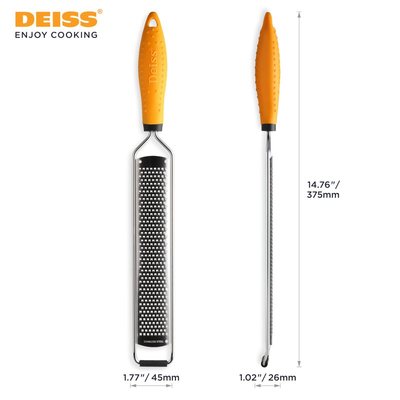 Deiss PRO Citrus Lemon Zester & Cheese Grater — Parmesan