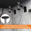Afcabakila 4 PCS Undermount Sink Support, Heavy Duty Under Mount