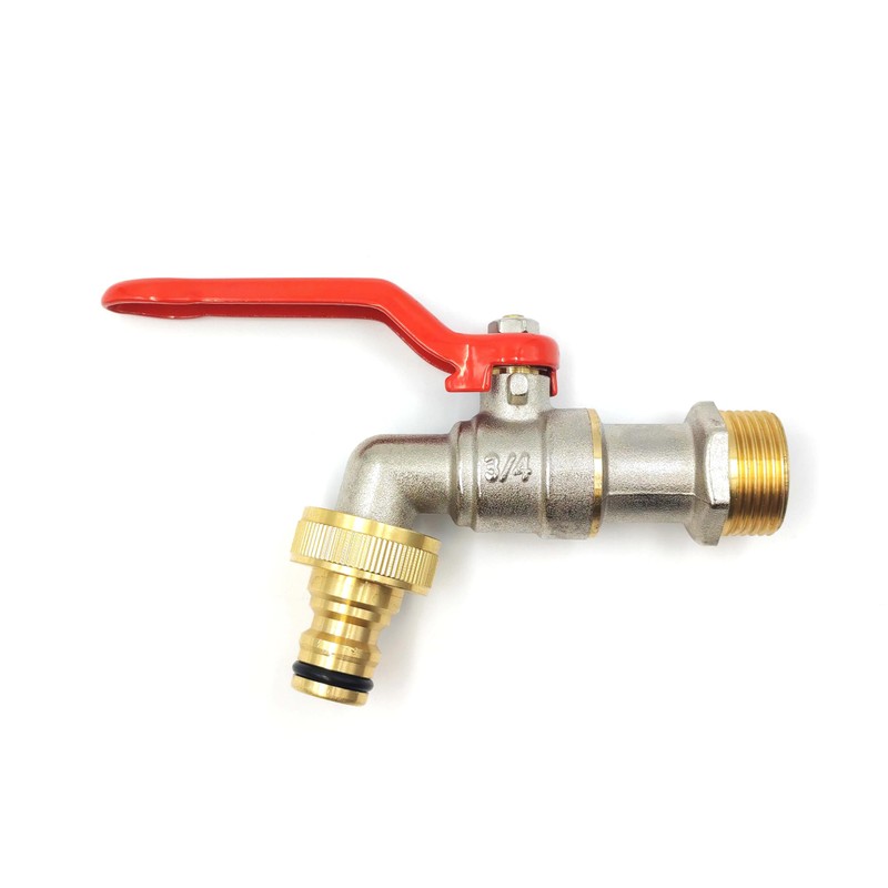 IBC Outlet Tap Ball Outlet Valve 3/4 Inch Long Version
