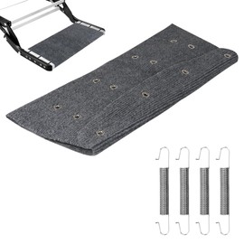 LALAGO 1 x Motorhome Step Doormat, Motorhome Doormat for Step Non-Slip, Motorhome Gadgets and Motorhome Accessories, Caravan Door Mat, Motorhome Decoration, Camping Carpet (Grey)