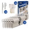 GERCAR Pro 2x Knob Cylinder 40/40 Keyed Alike Set 2