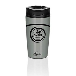 Genius Smart Spring Never Fall Tumbler, 300 ml, Light Grey