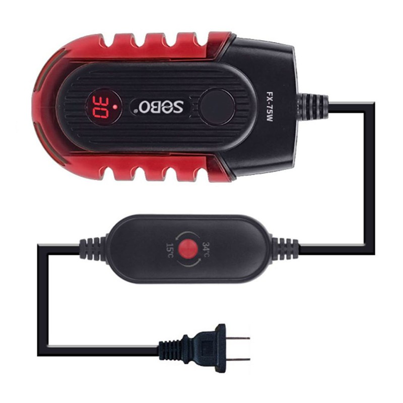 Aquarium Heater Fast Heating Prevent Dry Burning Digital Display Aquarium