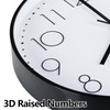 Wall Clock 2 Pack 12 Inch Silent Wall Clocks Battery