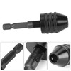 Schnellspannbohrfutter Bohrfutter 1/4"Sechskantschaft Keyless Chuck Collet Adapter Kapazität 0,8-8mm für