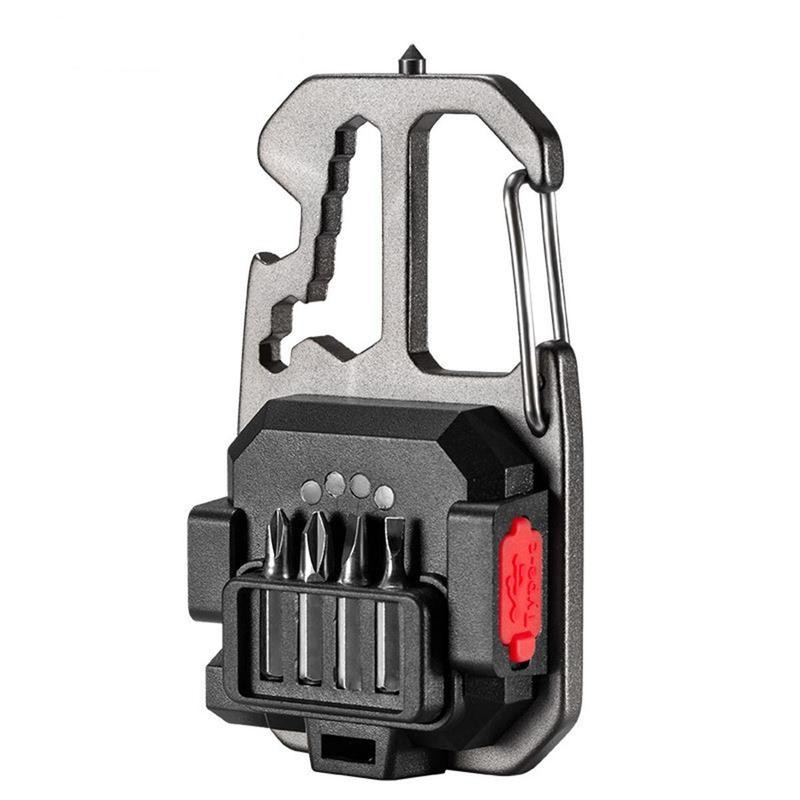 [Multi-Function LED Light] Cob Mini Flashlight Keychain Light, 500 Lumens