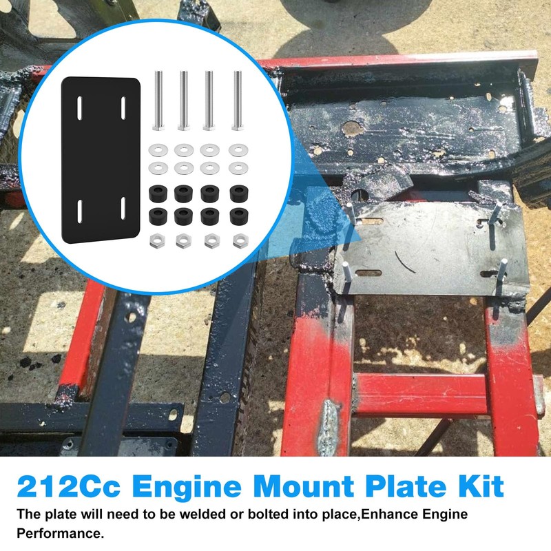 212Cc Engine Mount Plate Kit for Harbor Freight Predator Engine