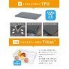 CBJAPAN Storage Container, Atomico Clear Lid Turns into Cutting Board