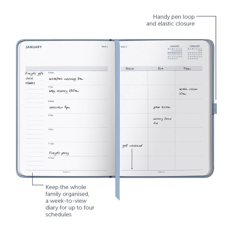 Busy B - Mid-Year Busy Life 17-Month Diary from August