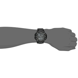Armitron Sport Men's 20/5062BLK Analog-Digital Chronograph Black Resin Strap Watch