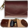 iaji Key Case, Coin Purse, Compatible with Smart Key, Leather,