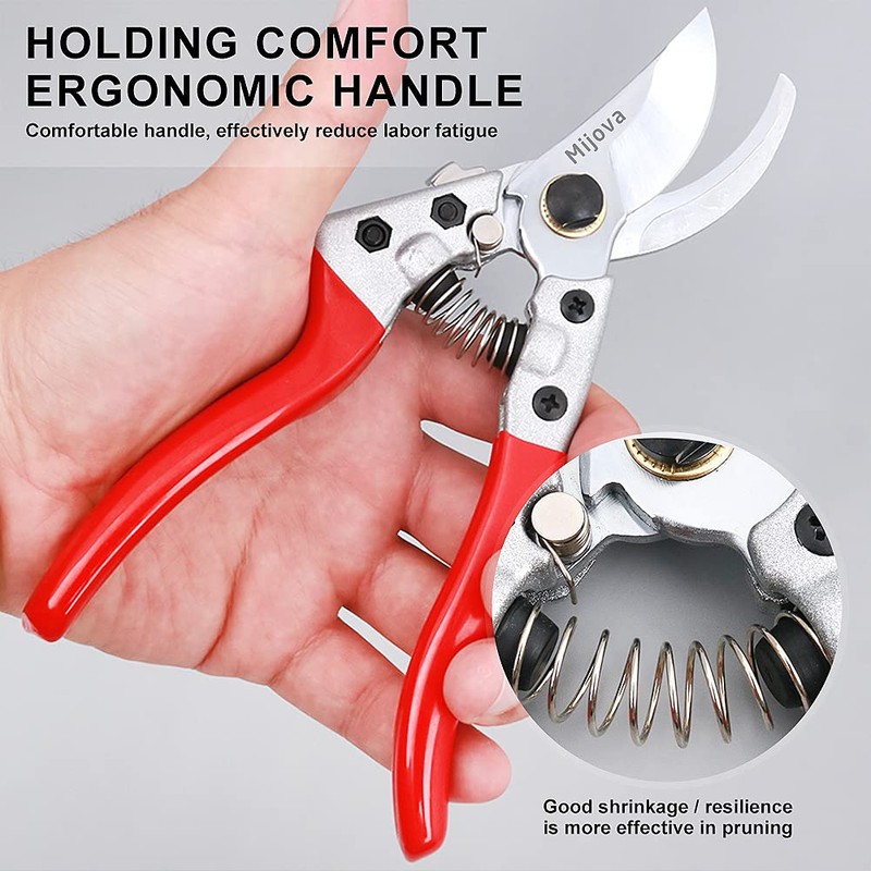 Secateurs, Pruning Shears for Gardening Heavy Duty with Rust Proof