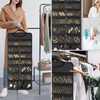 SMRITI Hanging Jewelry Organizer with Dual Zippered Pockets Canvas Double