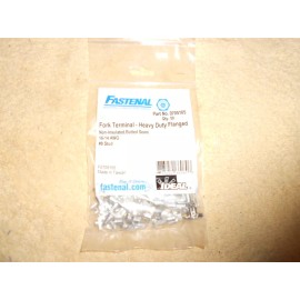 IDEAL 50 14-16 Fork (spade) Flanged Terminal Crimp # 8 Stud, Ideal, Fastenal, Bare