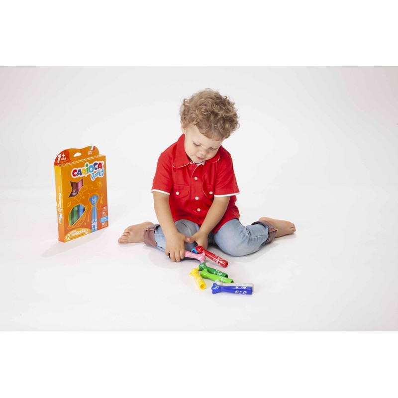 Carioca C4742816 42816 – Marker Teddy Bear, Sortiert, 1 unità