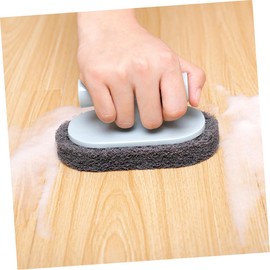 LALAFINA 3pcs Multi-functional Decontamination Sponge Brush with Handle for Efficient Kitchen and Bathroom Cleaning for Tub Bathtub and Pool Use Random Colors